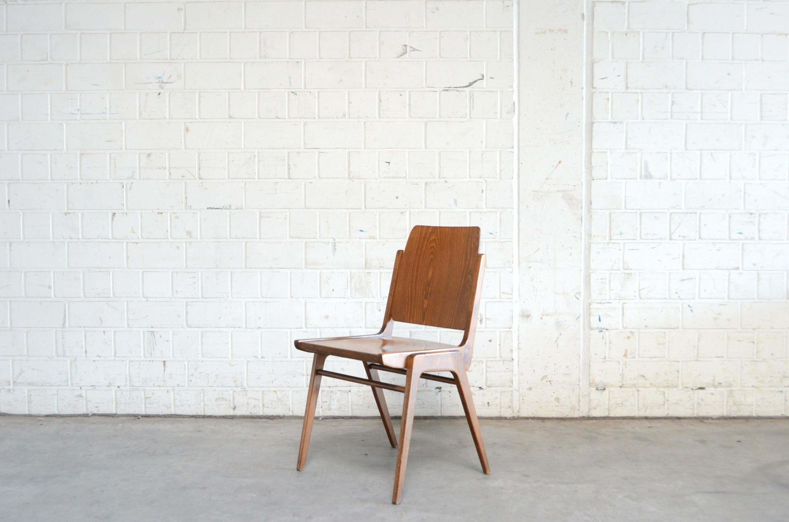 8 Set Of Original Austro Chairs By Franz Schuster For Wiesner Hager Austria 1959 photo 6353.0