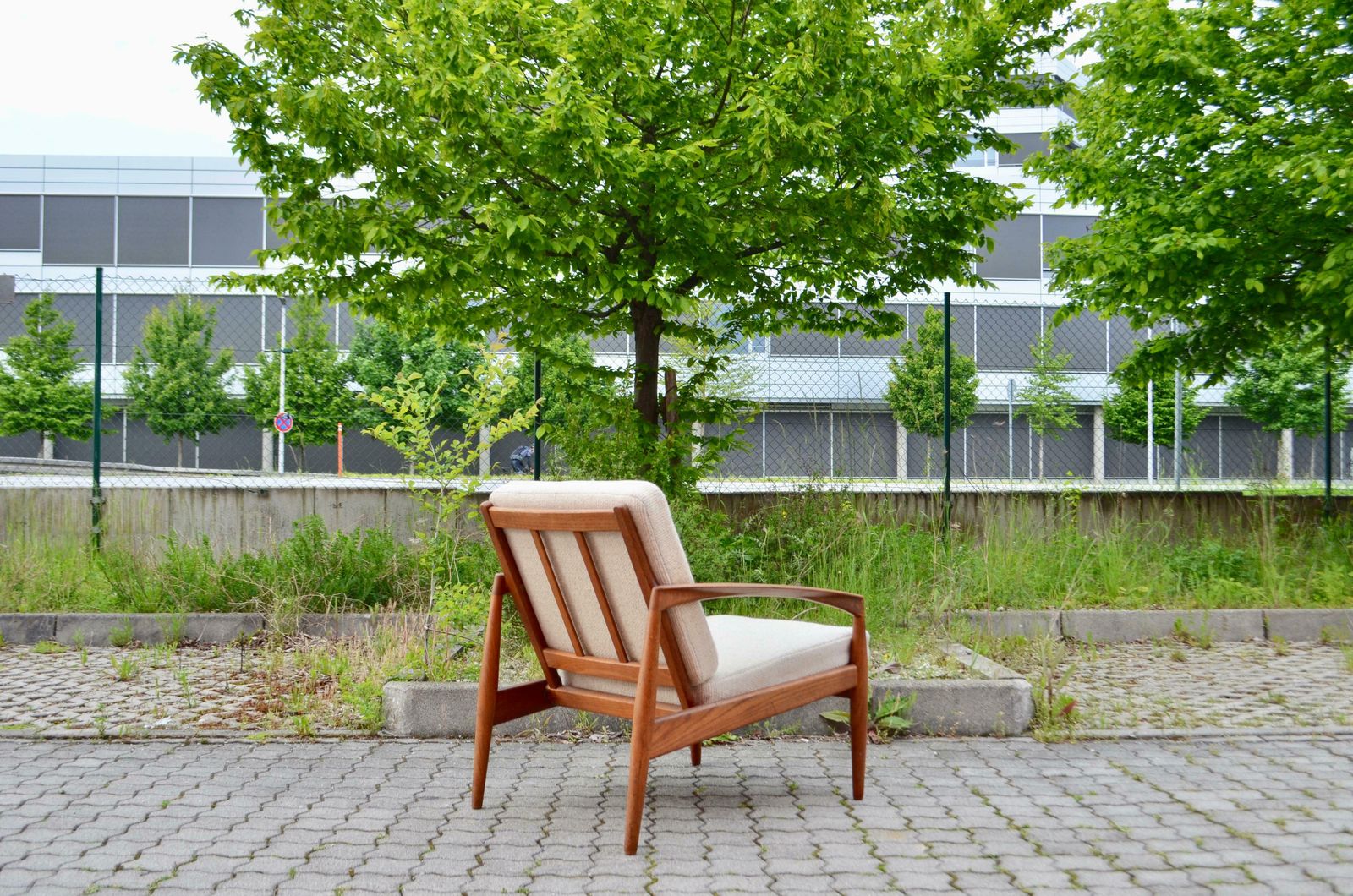 photo for sale Kai Kristiansen Paper Knife Teak Easy Chair For Magnus Olesen Set Of 2