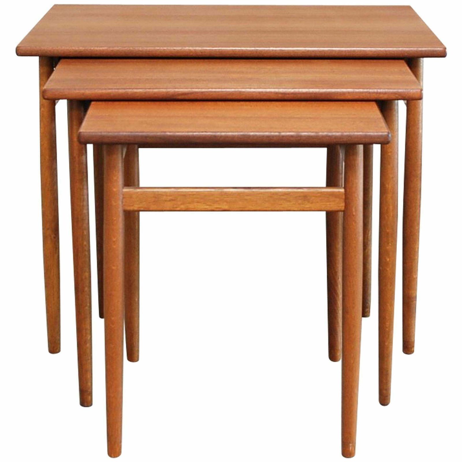 Nesting Tables In Teak By Tove And Edvard Kindt Larsen For Seffle