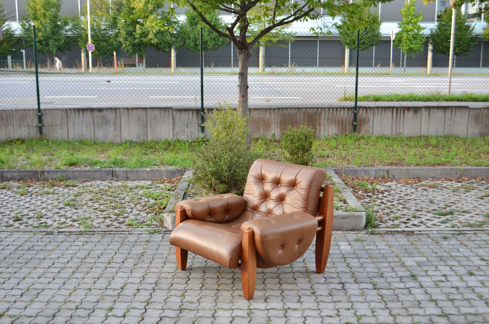 Brazilian Lounge Cognac Leather Armchair 1960s In The Manner Of Jean Gillon photo 3706.0