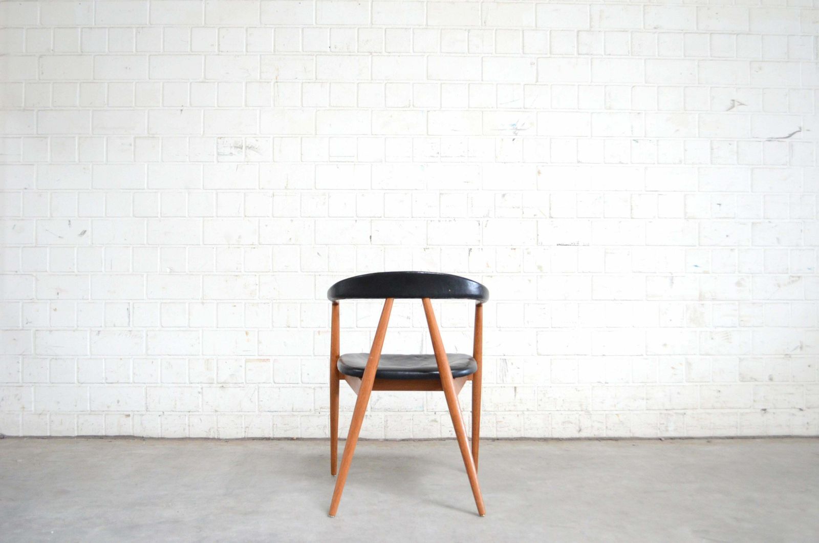 Furniture Helmut Magg Mid  Century Leather Armchair Chair For Deutsche Werkstätten, 1958 photo