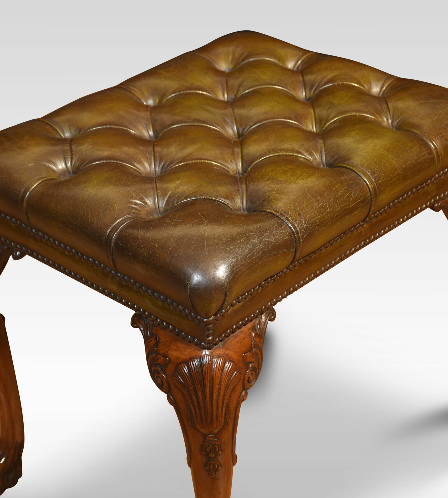 Leather Upholstered Stool photo buy