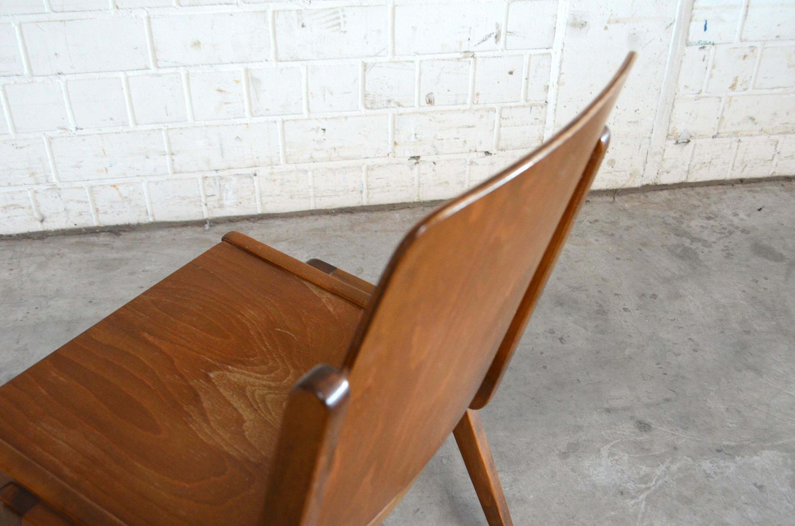 3172.0 4 Set Of Original Austro Chairs By Franz Schuster For Wiesner Hager Austria 1959 photo