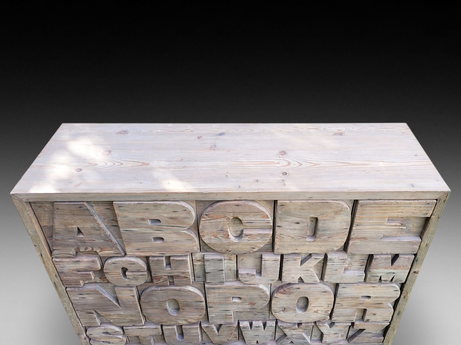 20th C. Decorative Alphabet Chest Of Drawers photo for sale