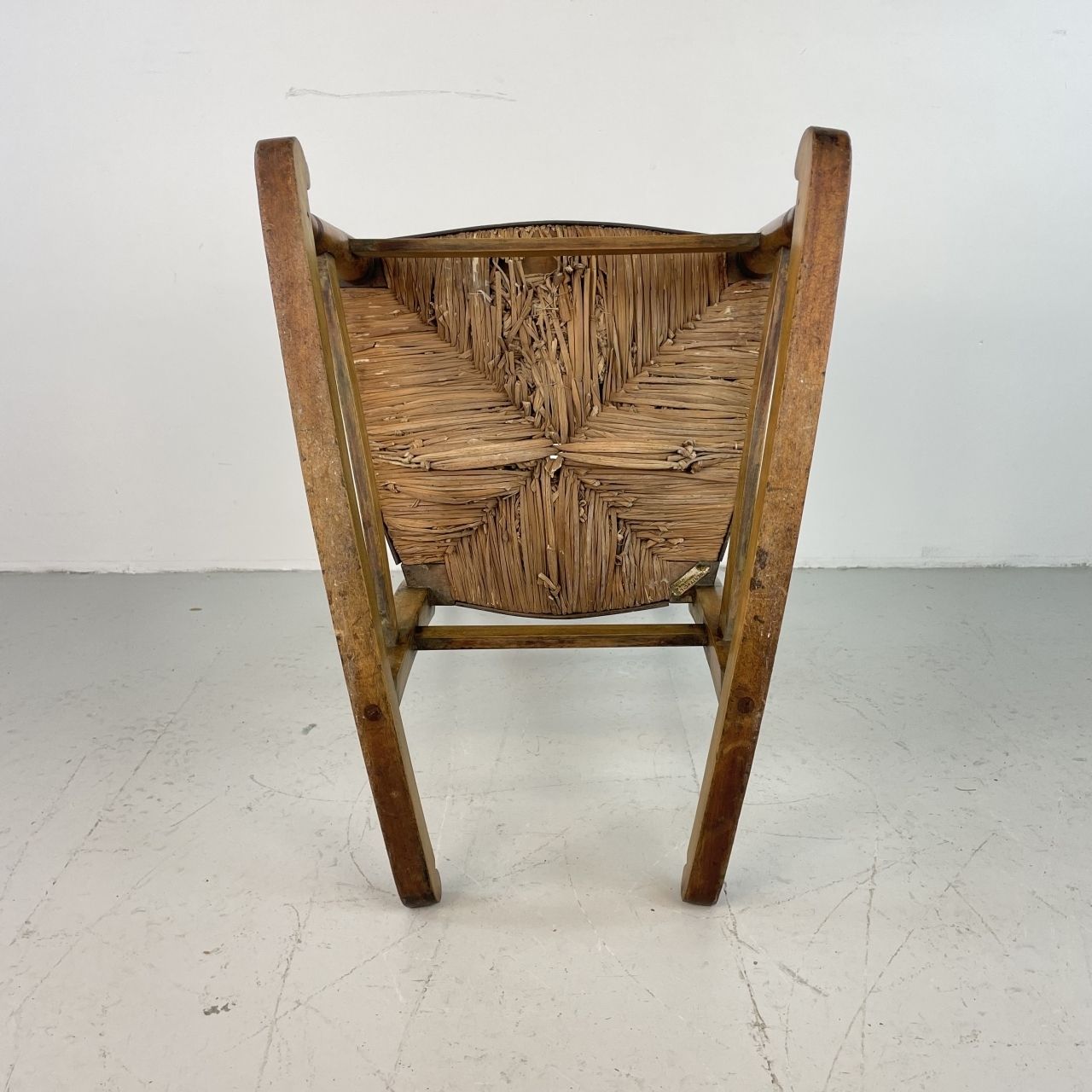 photo furniture Arts And Crafts Beech And Cord Rocking Chair By Libertys