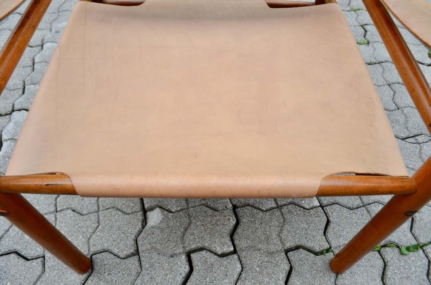 photo for sale Abel Gonzalez Saddle Leather Argentina Safari Lounge Chair