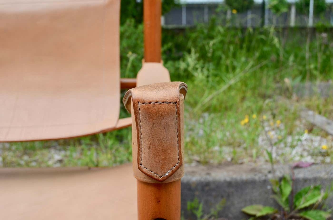 photo vinterior Abel Gonzalez Saddle Leather Argentina Safari Lounge Chair