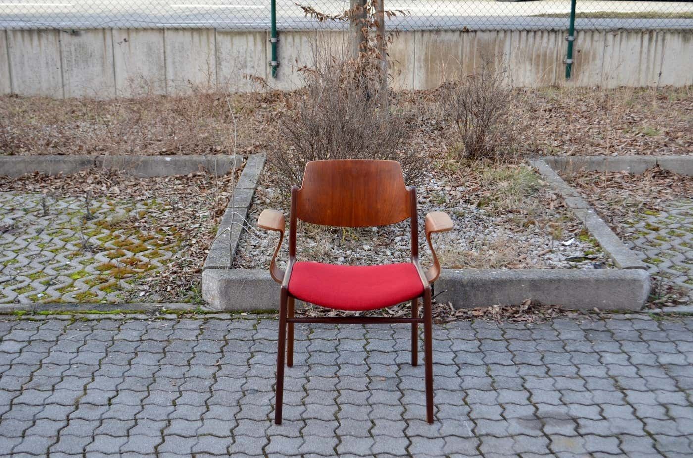 Rare Modernist Wilkhahn Hartmut Lohmeyer Plywood Armchair 476a photo furniture