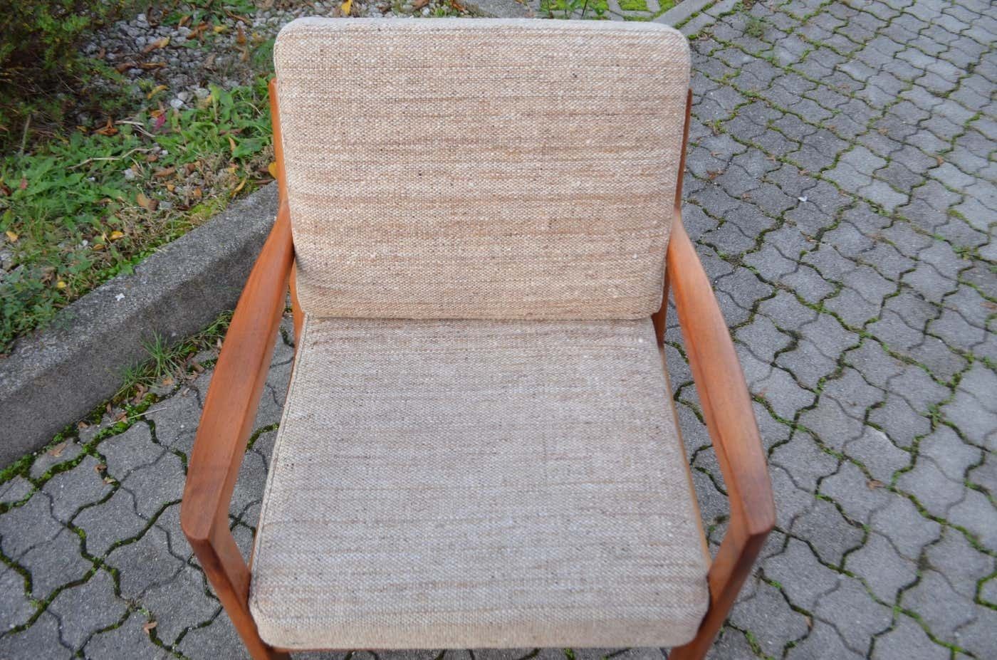 1587.0 Ole Wanscher Teak Easy Chair Model Senator For France & Son photo