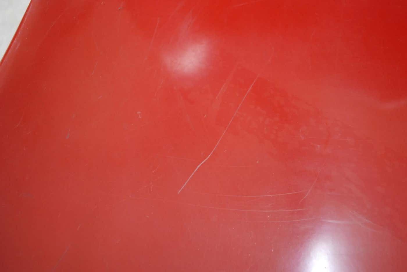 photo furniture Steen Ostergaard Model 290 Pair Of Red Chair For Cado, 1970