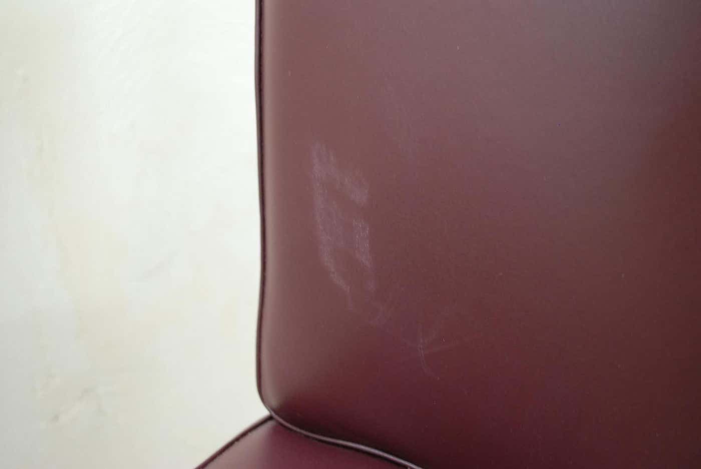 Poltrona Frau Model Tabarin Leather Armchair Red Bordeaux photo 2432.0