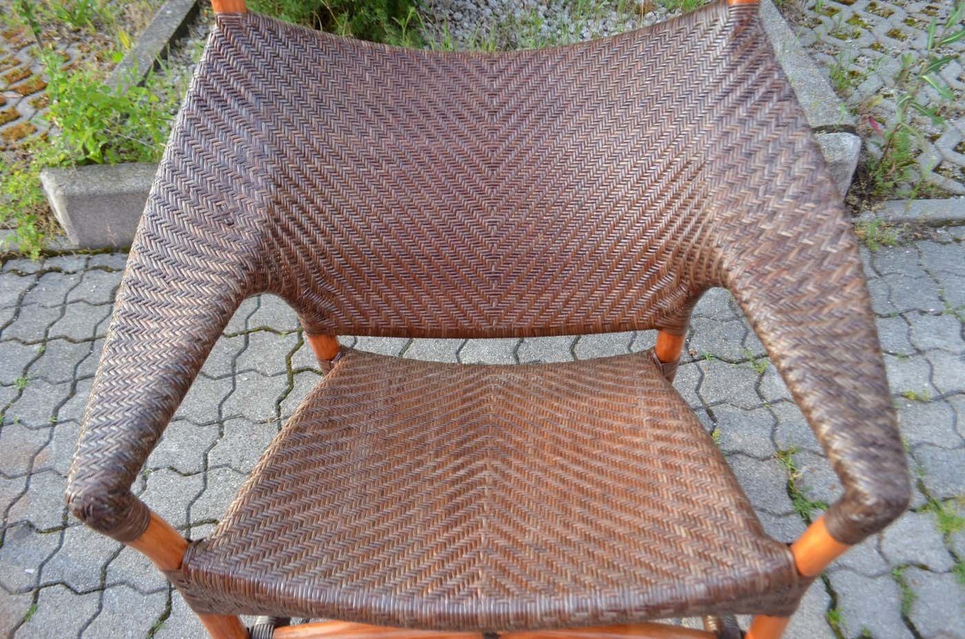 photo for sale Woven Cane Bamboo Lounge Chair Yuzuru Yamakawa C, 261 Yamakawa Rattan