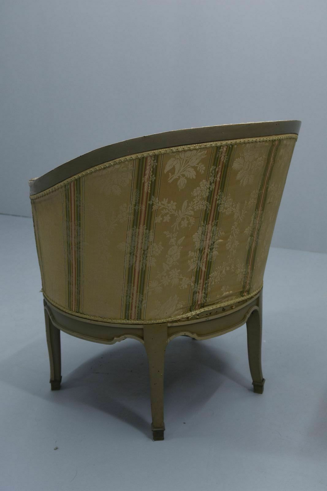 1407.0 Louis XVI Style Lacquered Armchairs Late 19th Century (Pair) photo