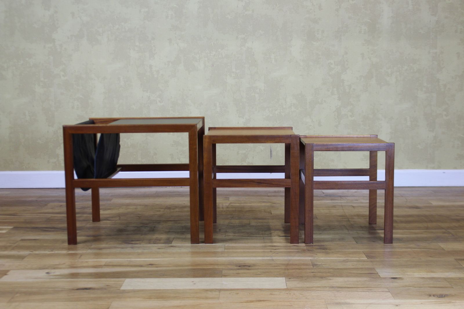 A H McIntosh Teak Nest Of Tables. photo furniture
