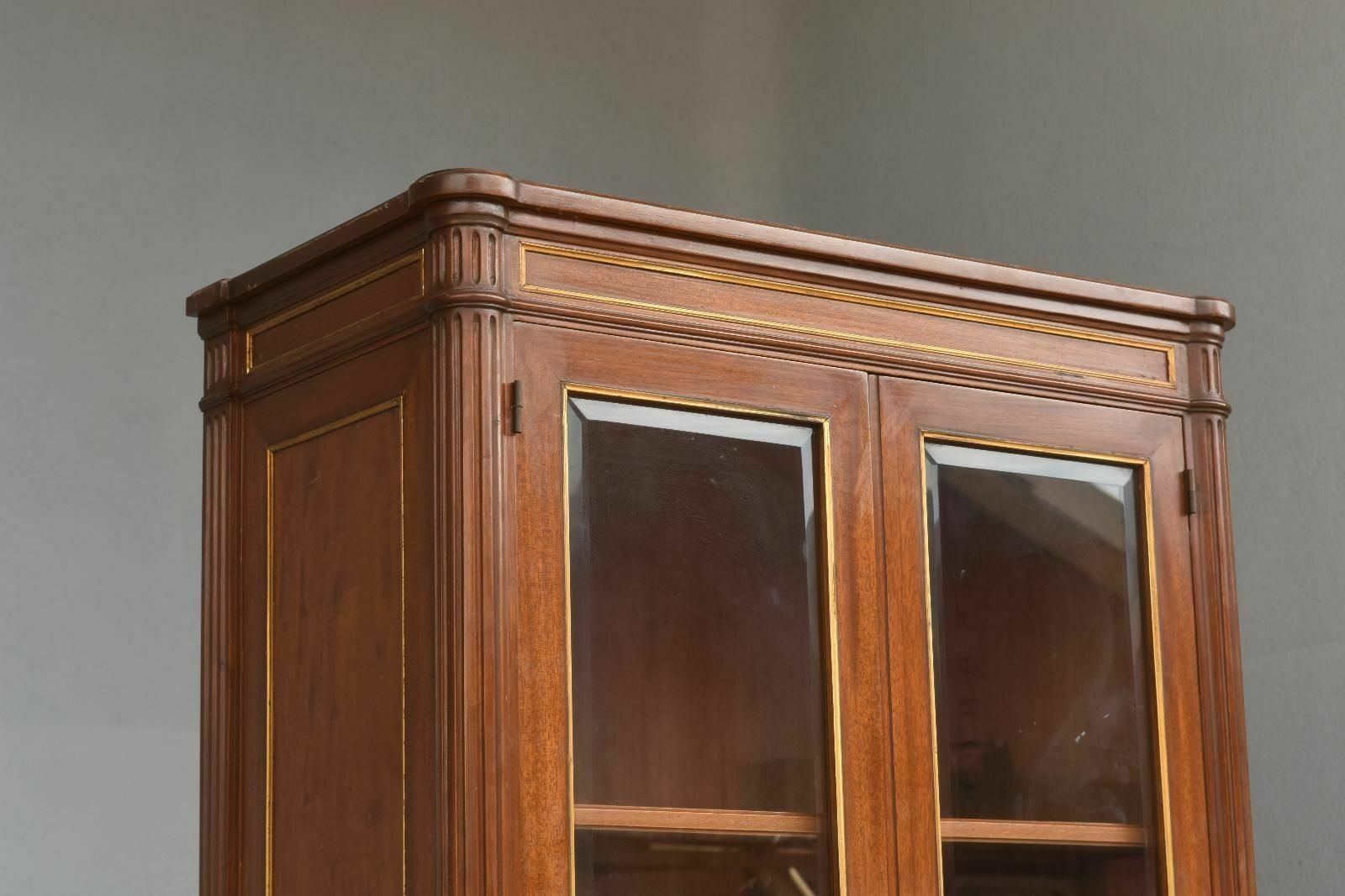 Louis XVI Style Mahogany Bookcase Early 20th Century photo for sale