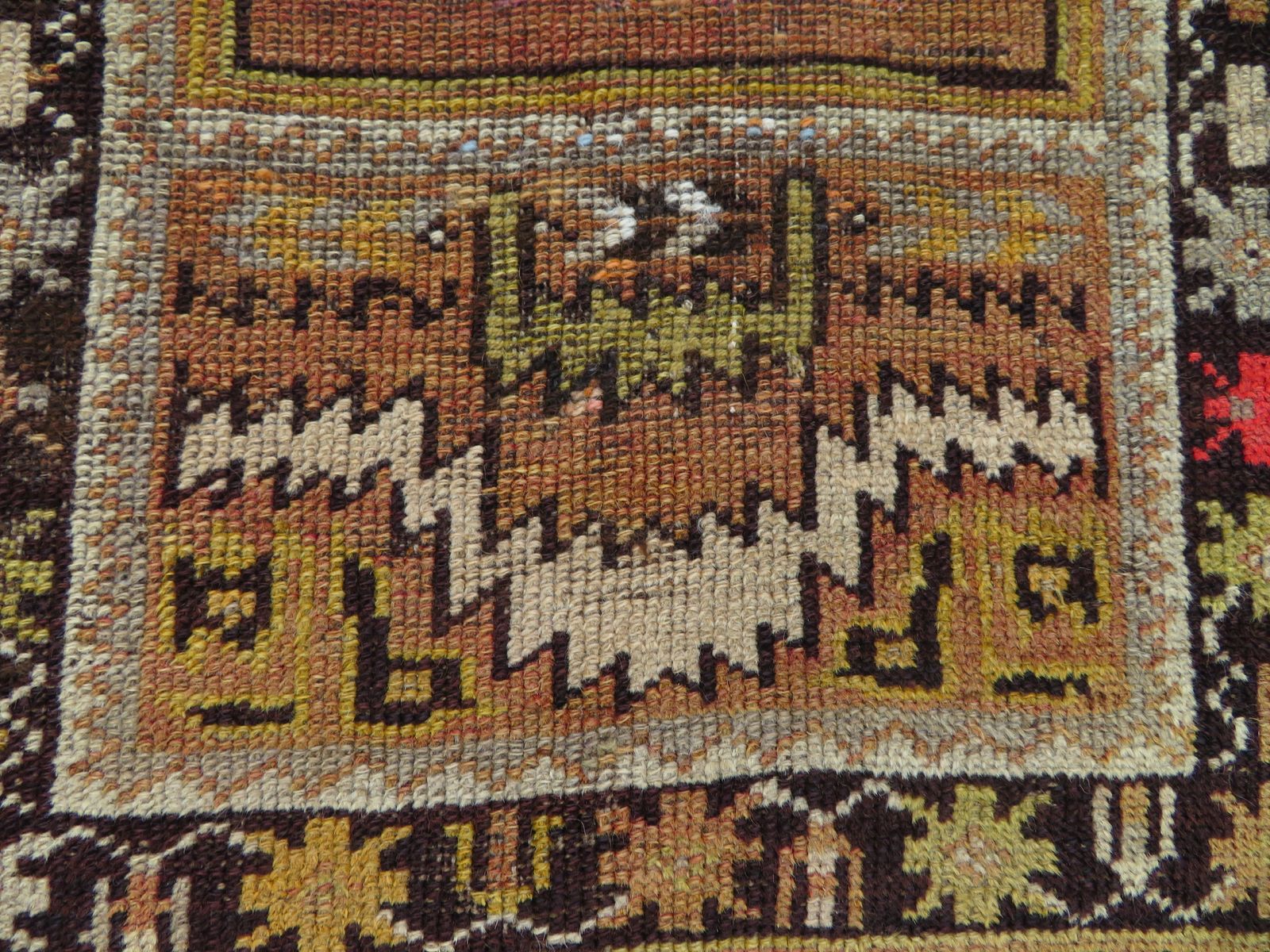Antique Turkish Milas (Melas) Prayer Rug. Star Border. West Anatolia.Late 19th Century. 165cm X 104cm. photo vintage