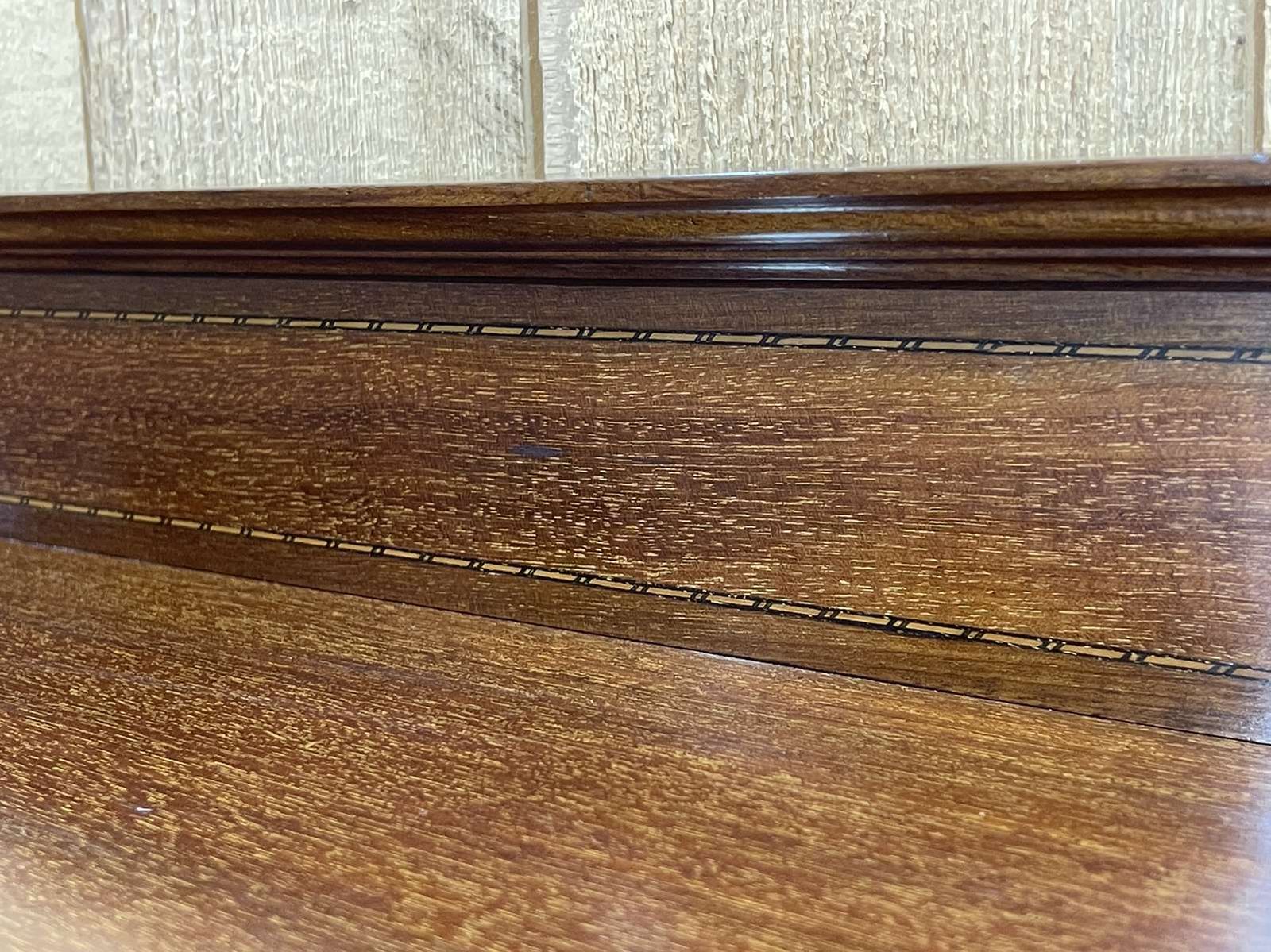 photo vinterior English 3 Door Mahogany Bookcase, 1950s