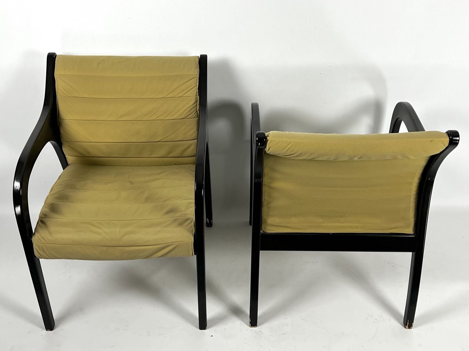 photo for sale Mid Century Pair Of Vivalda Lounge Chairs By Claudio Salocchi For Sormani. 1960s