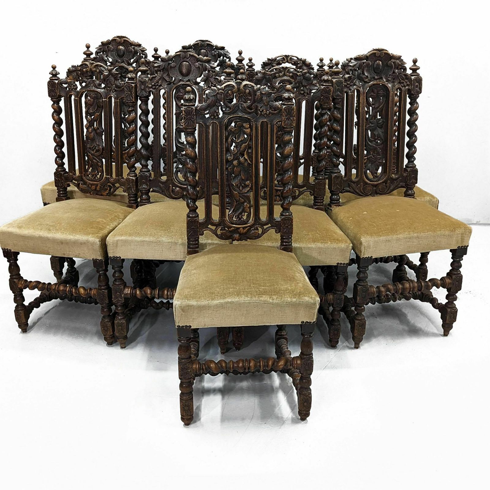 photo furniture Series Of Chairs In Black Forest Oak
