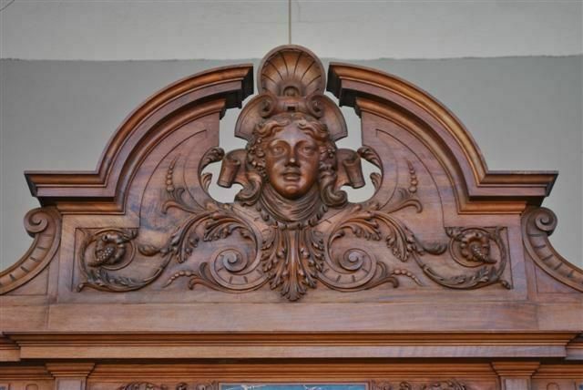 Two Body Chest Of Drawers In Walnut, Renaissance Style, Late 19th Century photo 10259.0