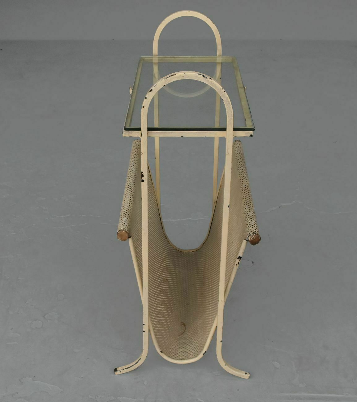 1950 Metal Magazine Rack After M. Matégot photo furniture