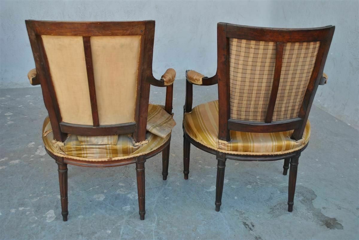 18th Century Louis XVI Style Armchairs To Restore (Set Of 3) photo 810.0