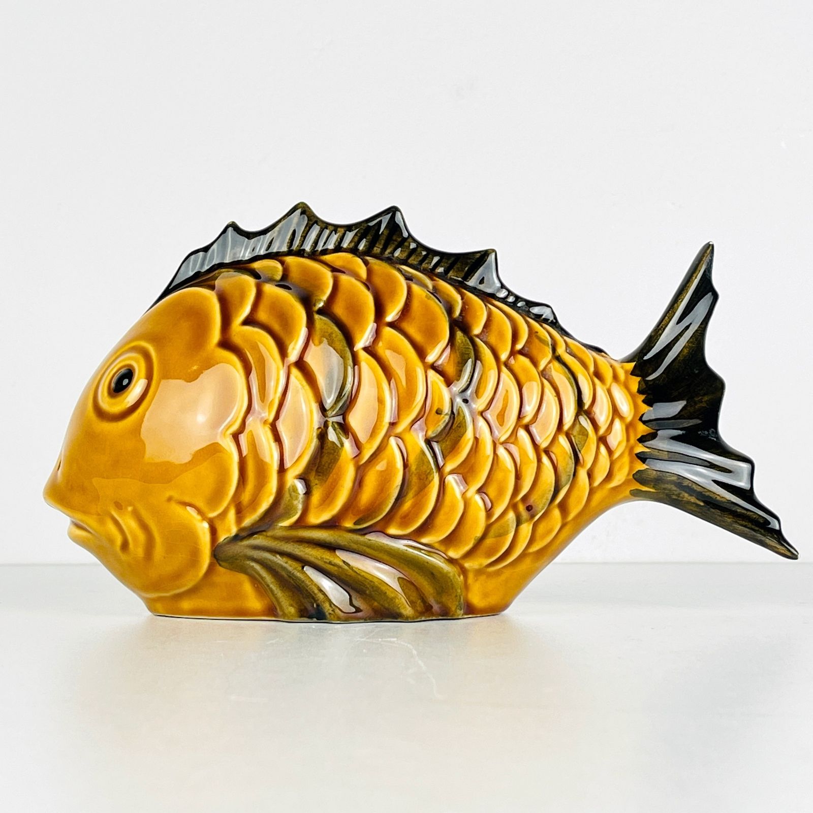 photo for sale Vintage Ceramic Figure Fish Portugal 1970s