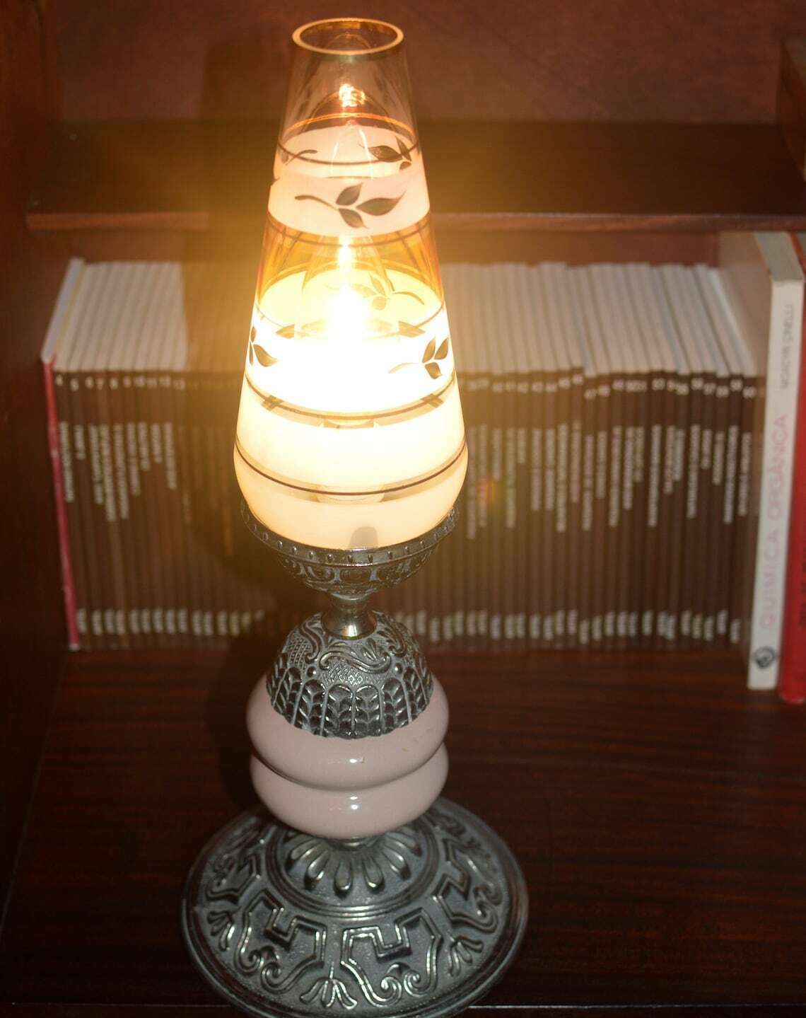 photo for sale Vintage Table Lamp 1950 Midcentury Lamp. Stilnovo Lamp Moderniste