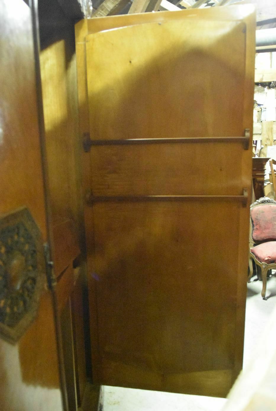 Mirror Cabinet 1900 Art Nouveau Mahogany And Maple Burr photo 2700.0