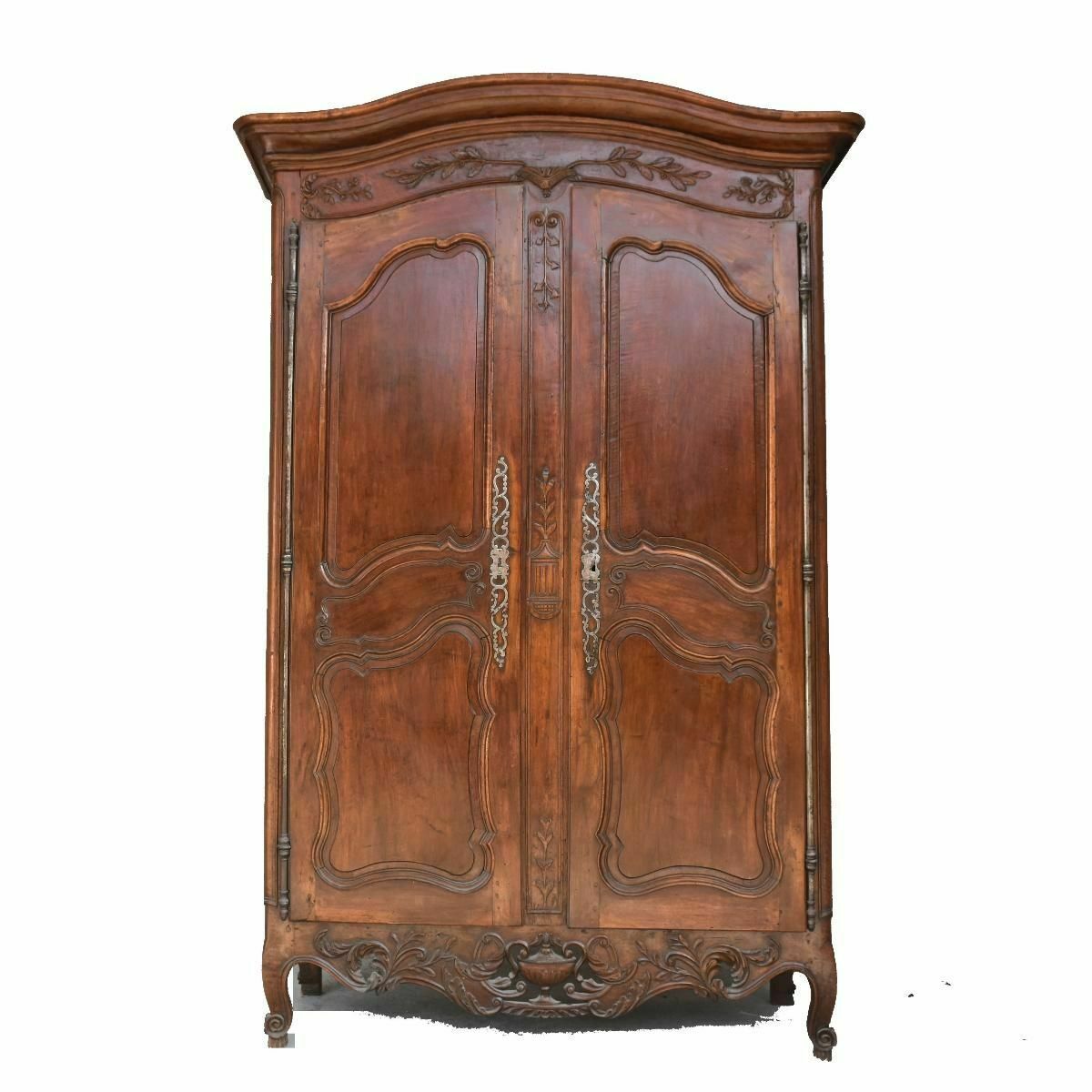 Louis XV Nîmes Wedding Wardrobe From The 18th Century In Walnut To Be Restored
