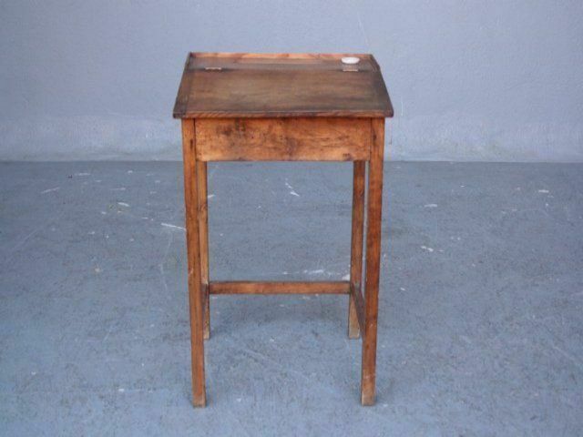 Oak School Desk From 1900, 1900s photo 433.0