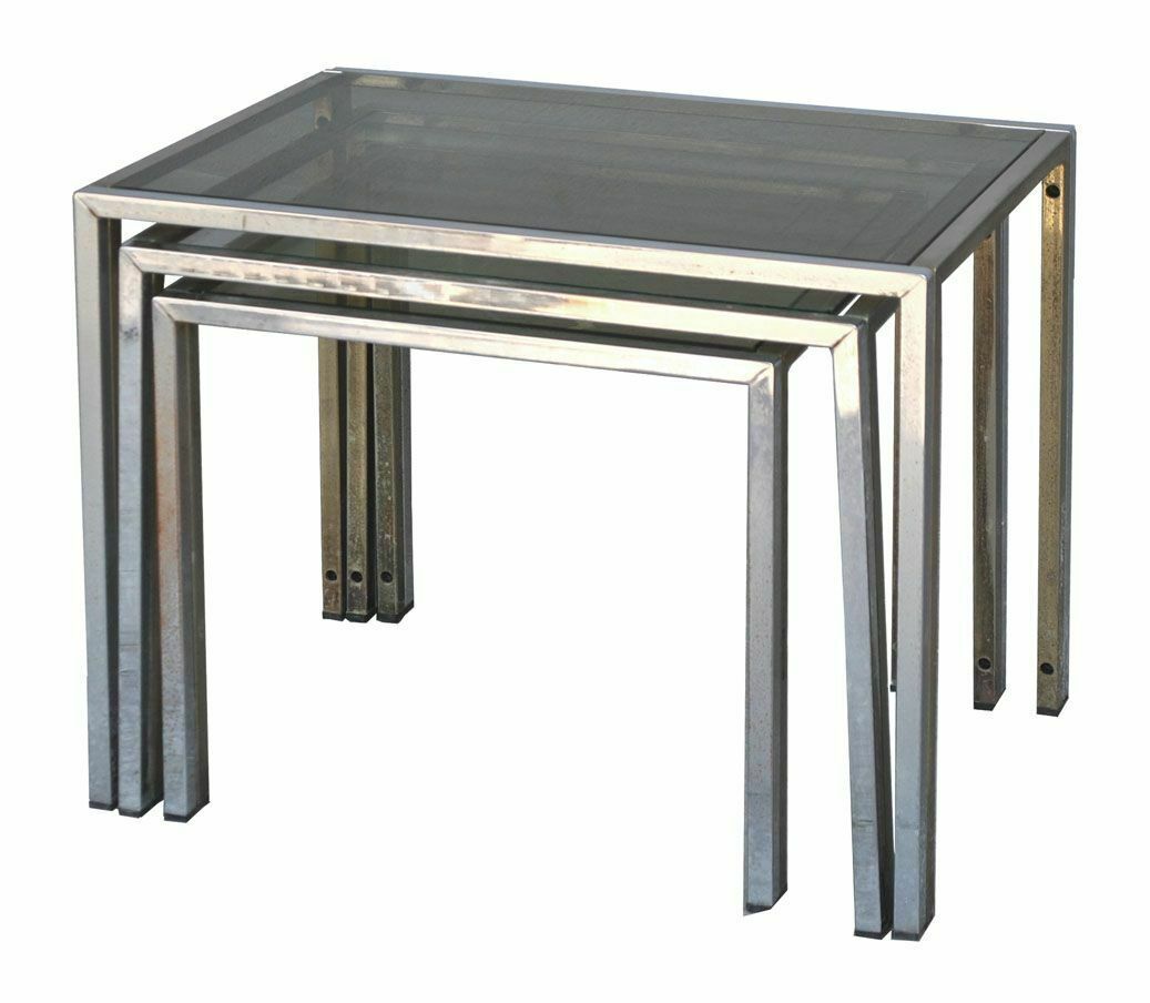 Vintage Nesting Tables 1970 Jansen Style Series Of 3