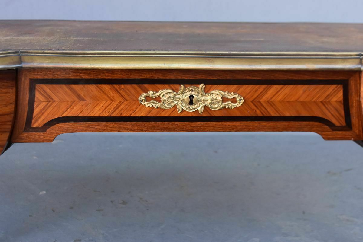 Napoleon III Desk With Rich Gilded Bronze Register photo 13034.0