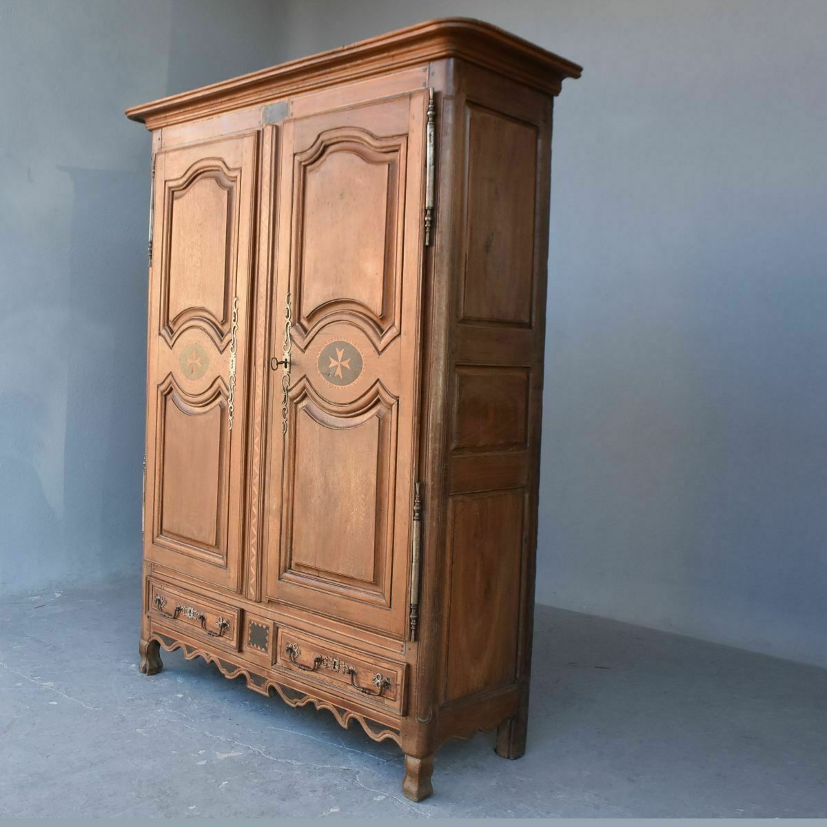 Regional Cabinet In Louis XV Oak, 18th Century photo for sale