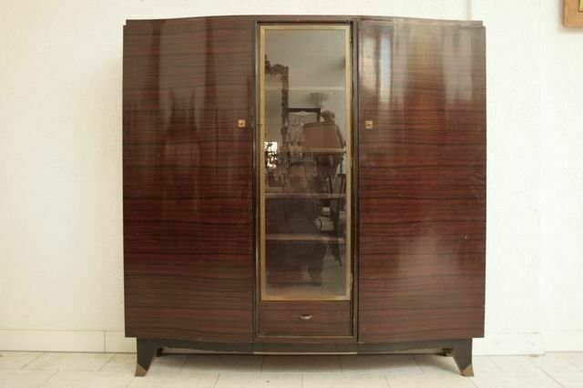 Macassar Ebony Cabinet 1940, 1940s photo for sale