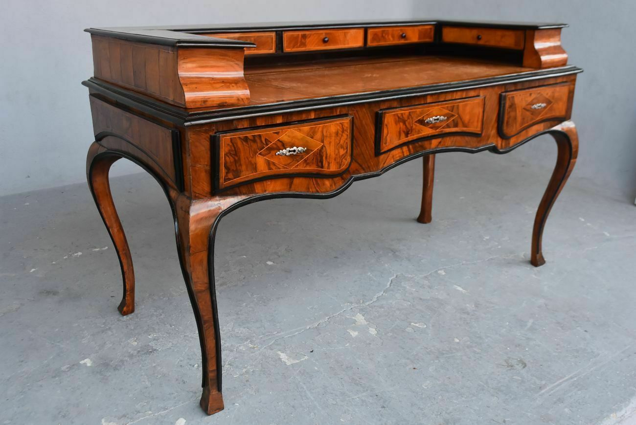 Louis XV Tiered Walnut Desk By Jf Hache, 18th Century photo 104268.0