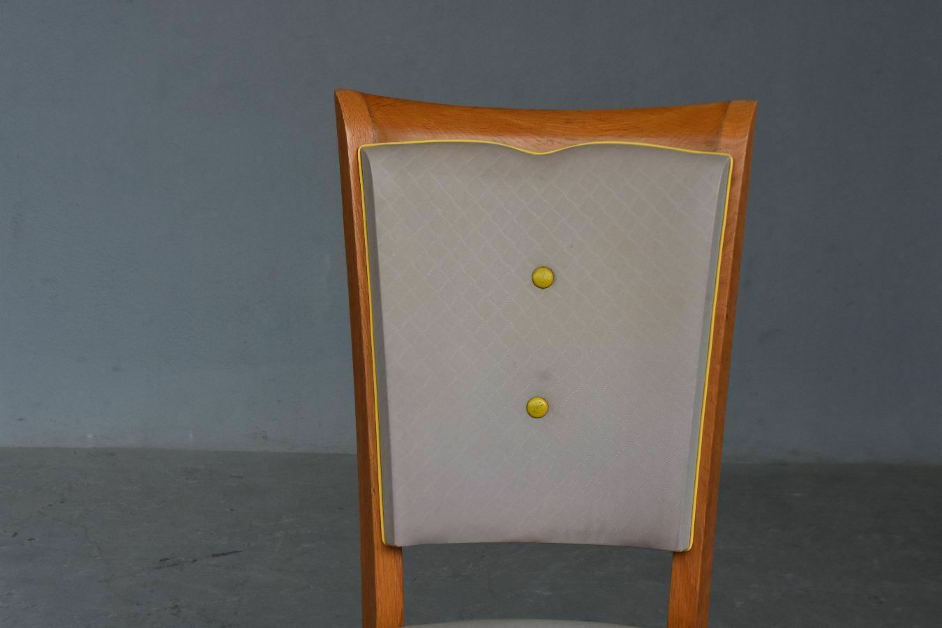 1940 Chairs In Lavender Skai Cherry (Set Of 6) photo for sale