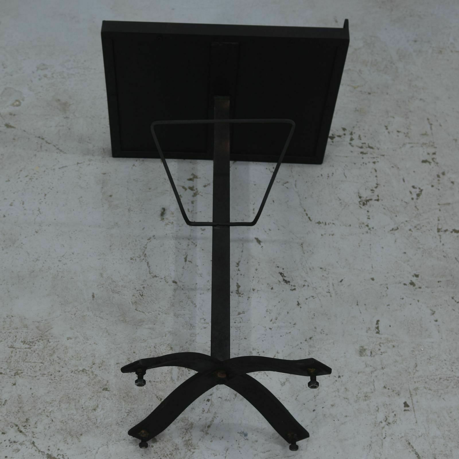 1950 Magazine Rack In Wrought Iron With Ceramic Top photo buy