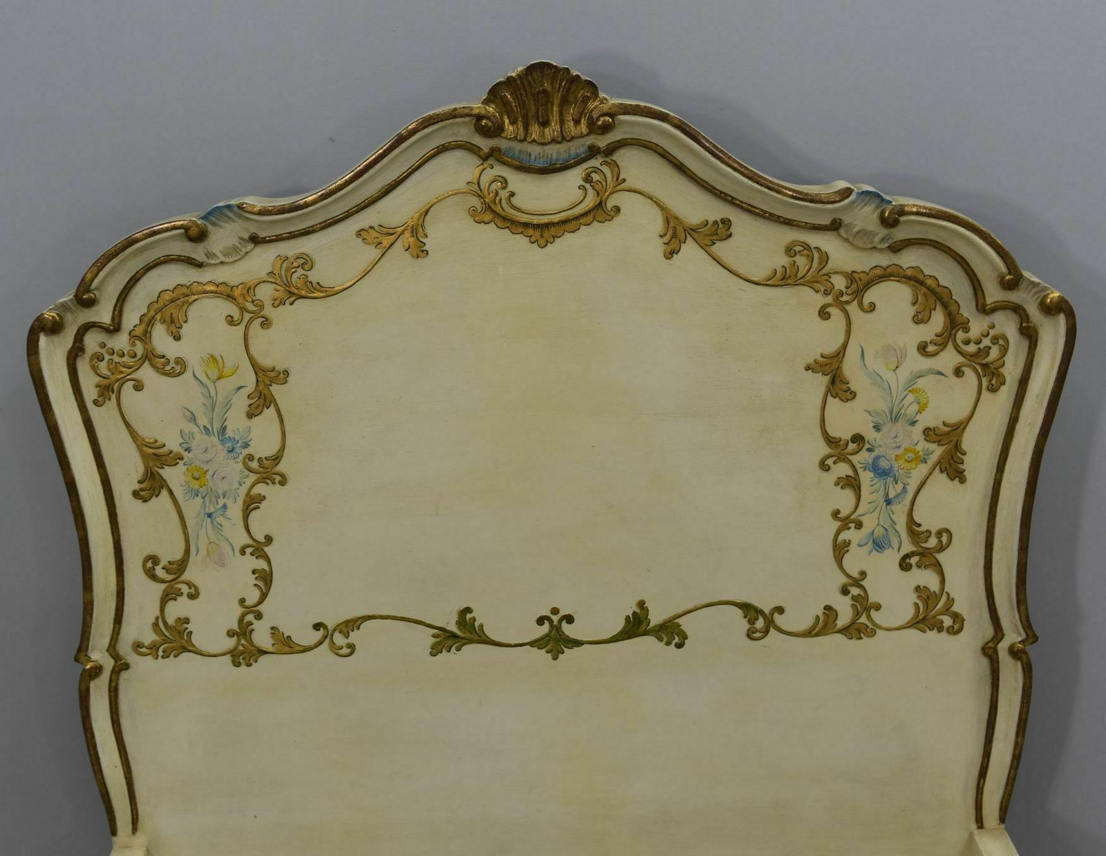 Green Venetian Gold Lacquered Beds, 1900 Period (Pair) photo 2377.0