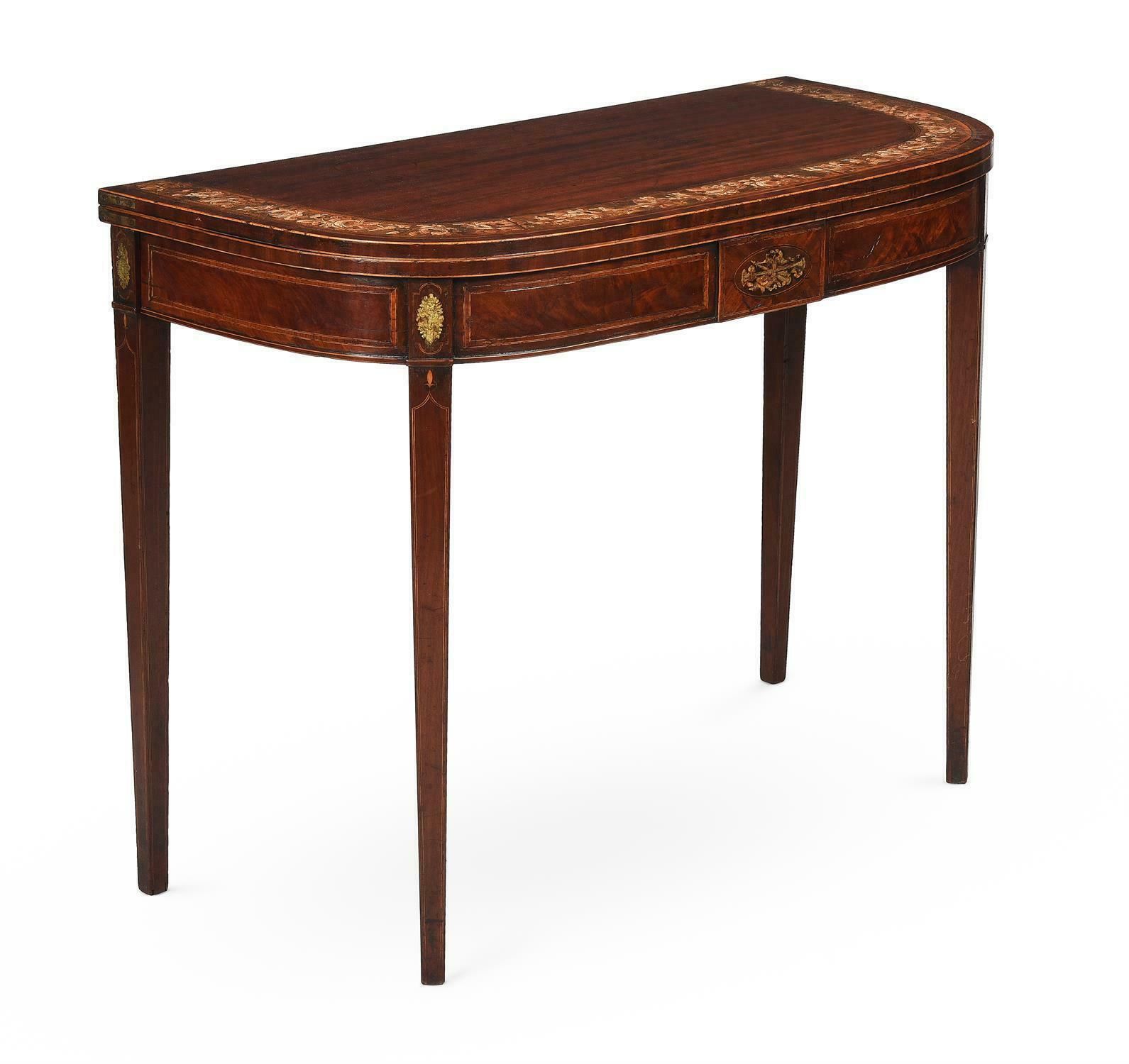 18th Century Georgian Mahogany Tea Table (England, Circa 1785) photo furniture