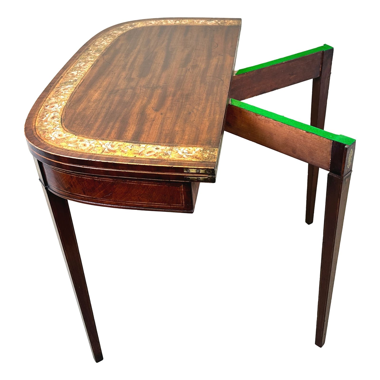 photo vinterior 18th Century Georgian Mahogany Tea Table (England, Circa 1785)