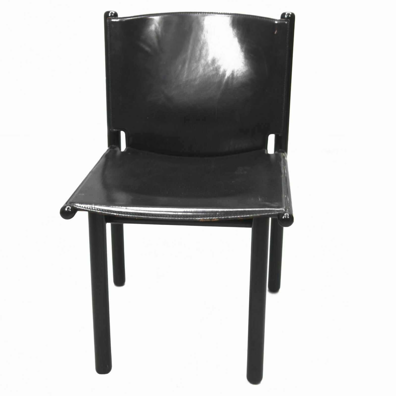 1980s Cassina Edition Leather Chairs (Set Of 4) photo furniture