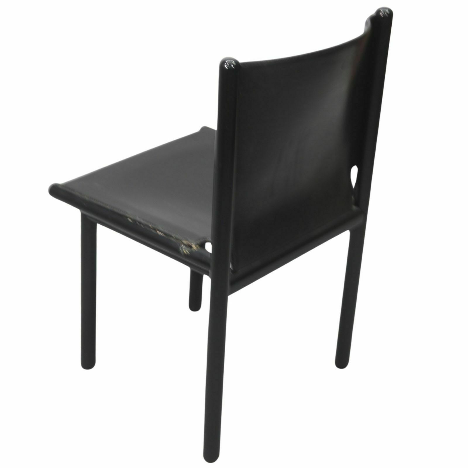 1980s Cassina Edition Leather Chairs (Set Of 4) photo Furniture