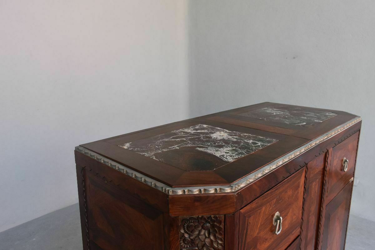Furniture Art Deco Door Sideboard 1925 Rosewood In The Spirit Of Dominique photo