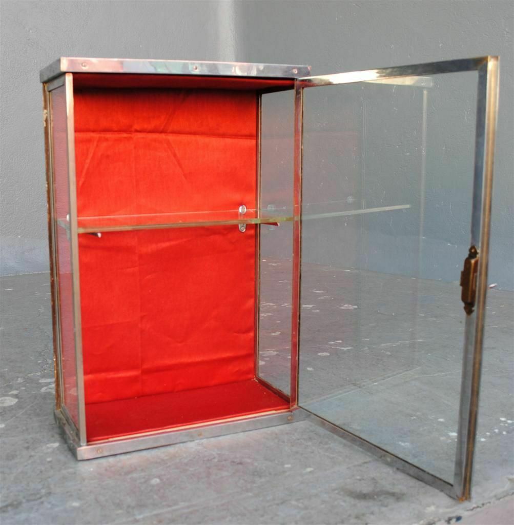 Chrome Collector's Display Case 1930 photo for sale
