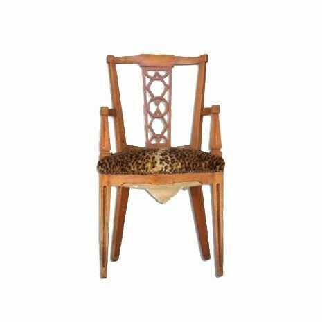 Louis XVI Period Office Armchair In Cherry Wood
