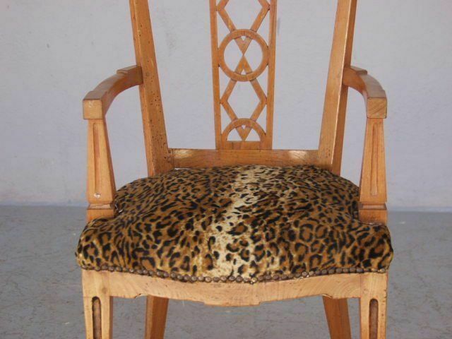 Louis XVI Period Office Armchair In Cherry Wood photo buy