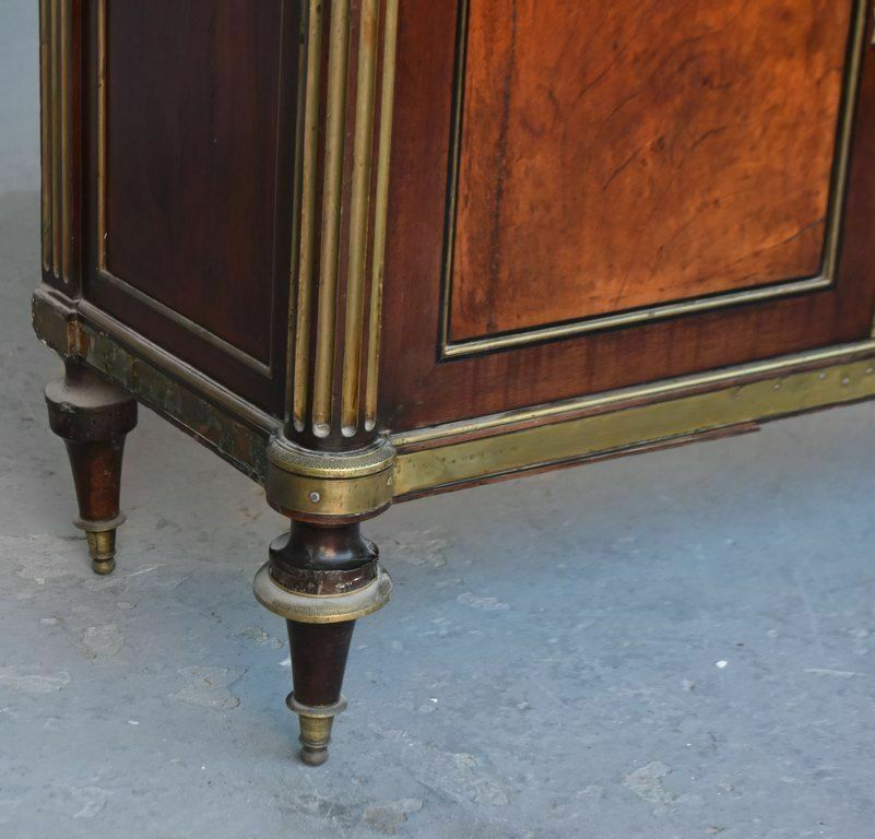 Door Secretary In Flamed Mahogany 18th Clover Locks photo buy