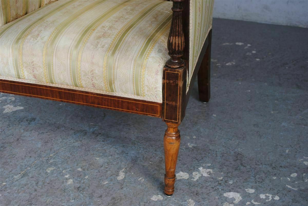 19th Century English Style Mahogany Shepherdess Armchairs (Pair) photo Furniture