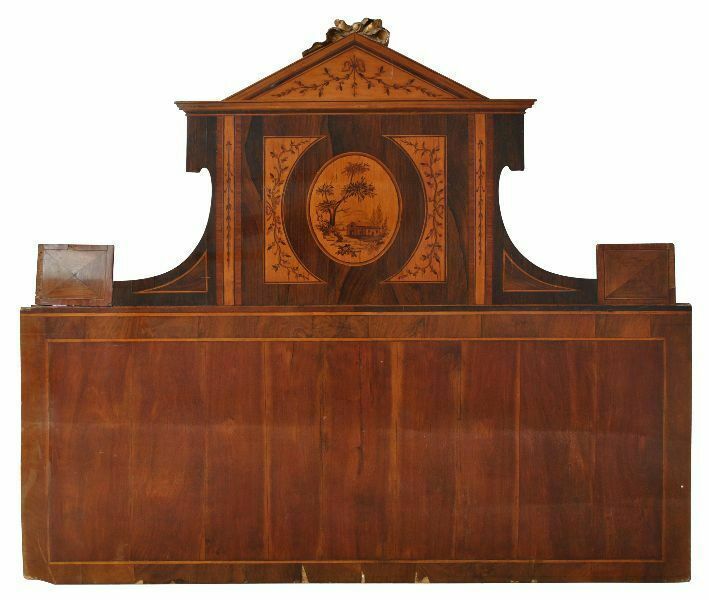 18th Century Decorative Element Inlaid Wood